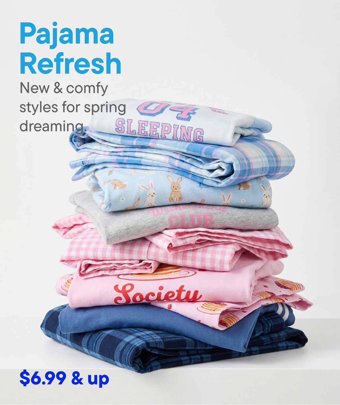 $6.99 & Up Pajamas