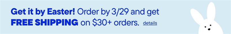 Get it by Easter! Order by Sunday, March 29th + FREE SHIPPING ON $30+