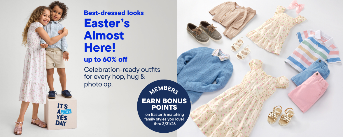 Up to 60% off Easter Shop
