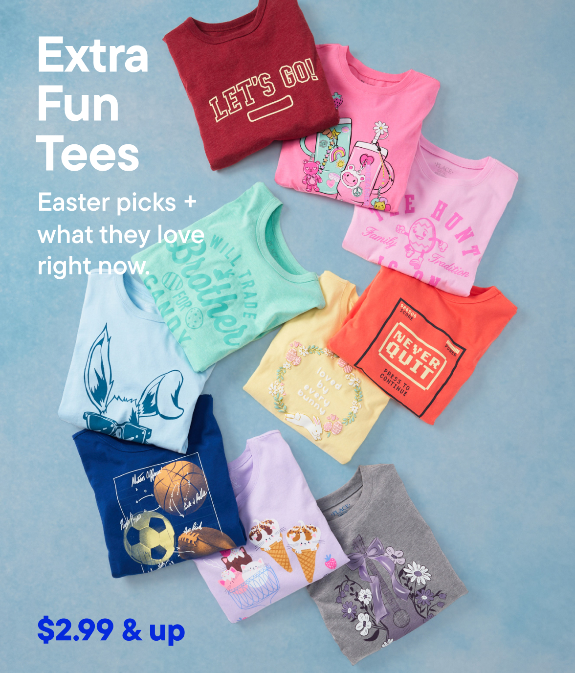 $2.99 & Up Graphic Tees