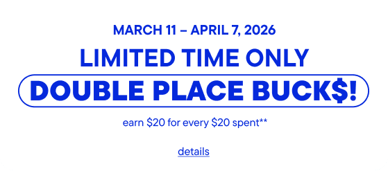 Earn $20 for every $20 Spent