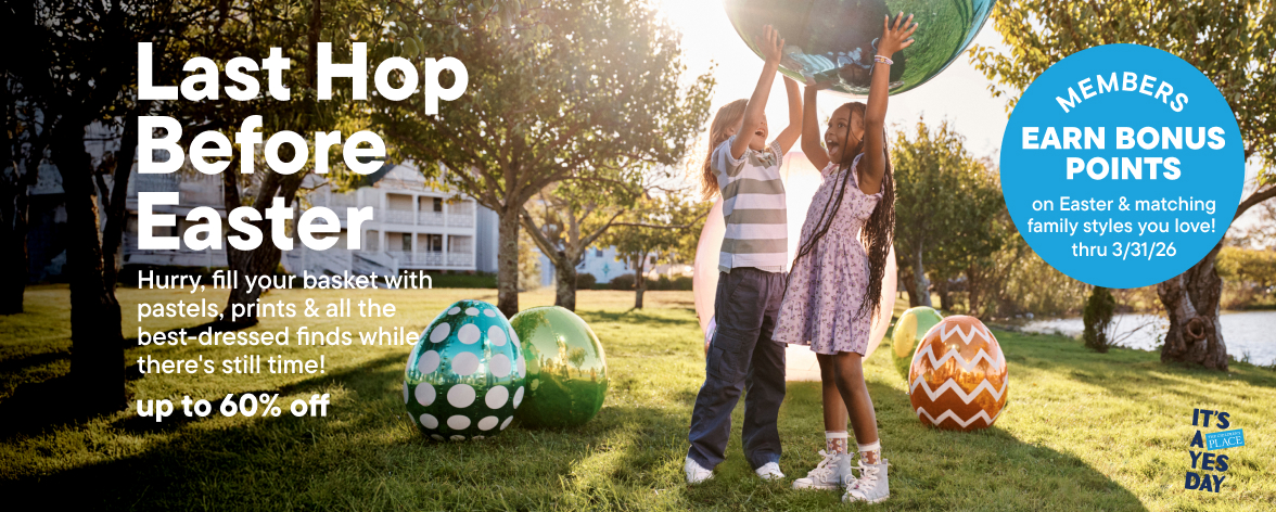 Up to 60% off Easter Shop