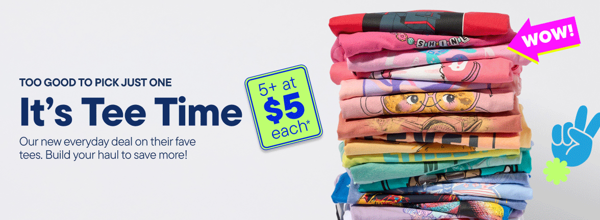Graphic Tees 5+ for $5 each