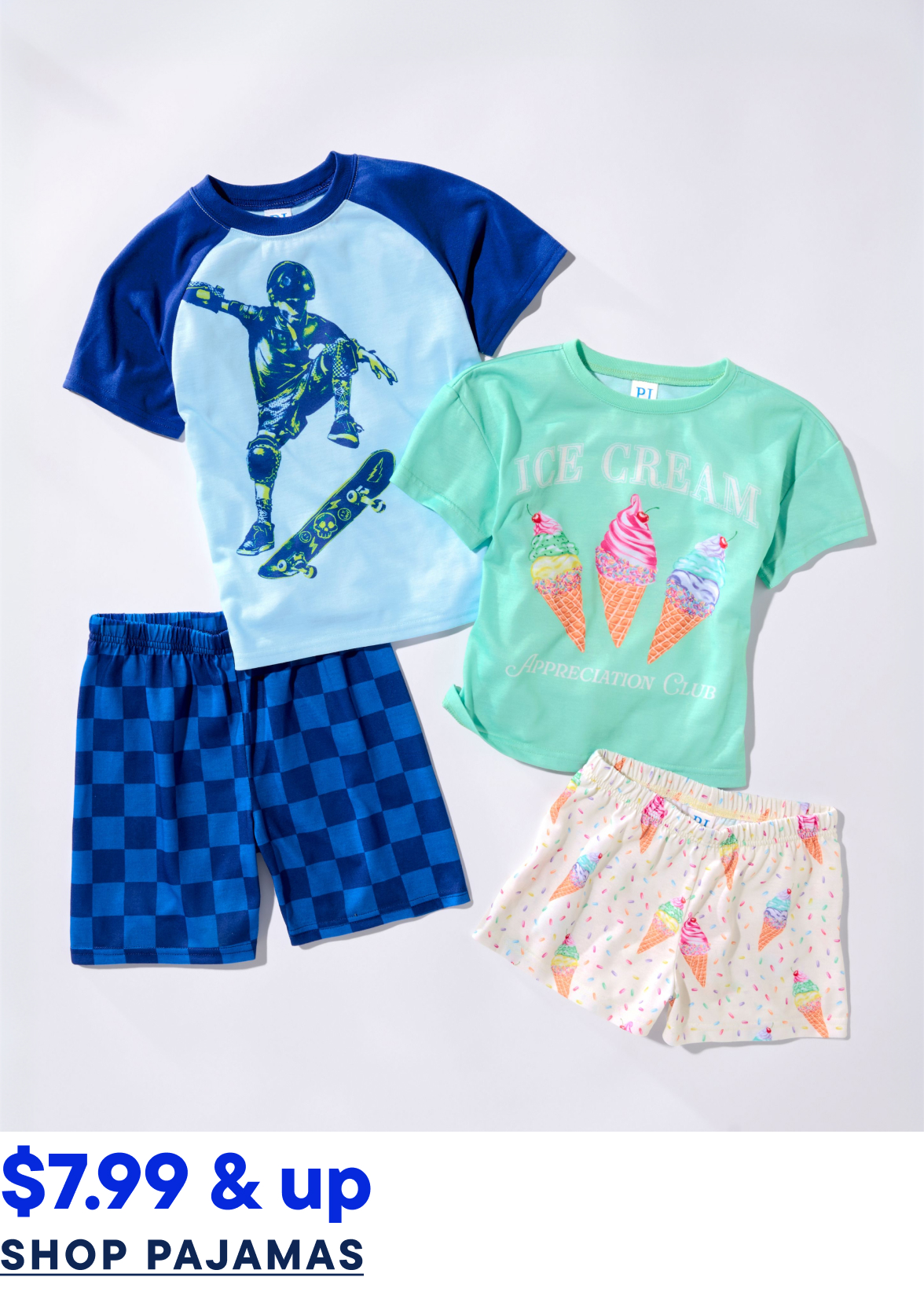 $7.99 & Up Pajamas