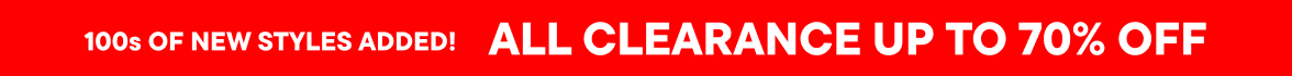 Up to 70% Off Clearance