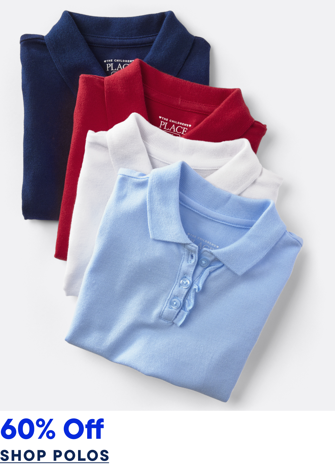 60% off Polos