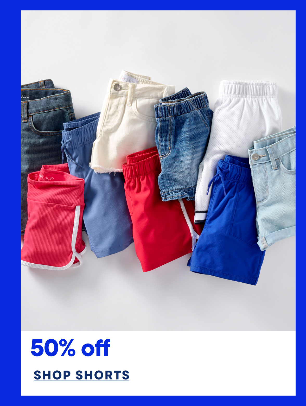 50% off Shorts