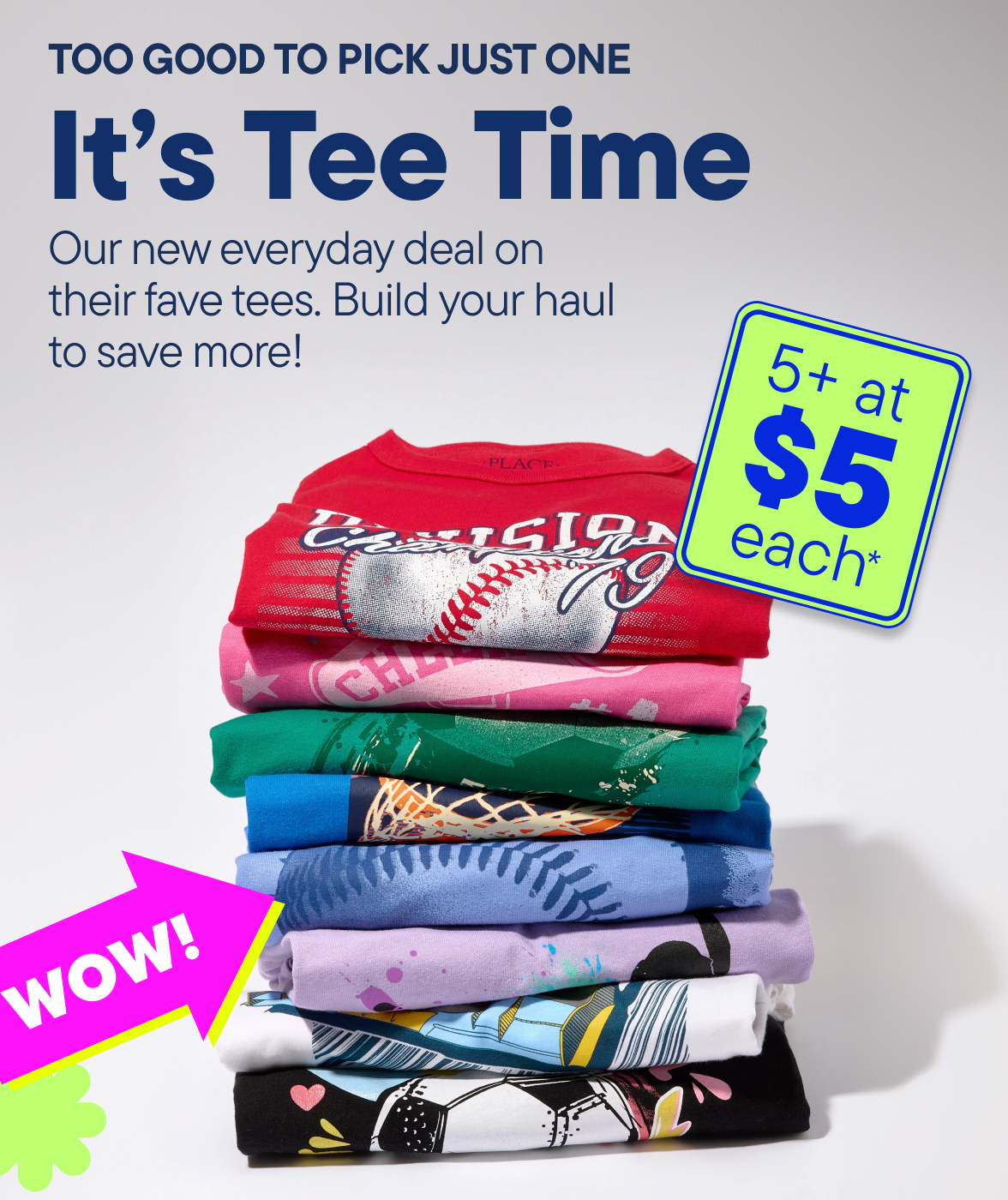 Graphic Tees 5+ for $5 each