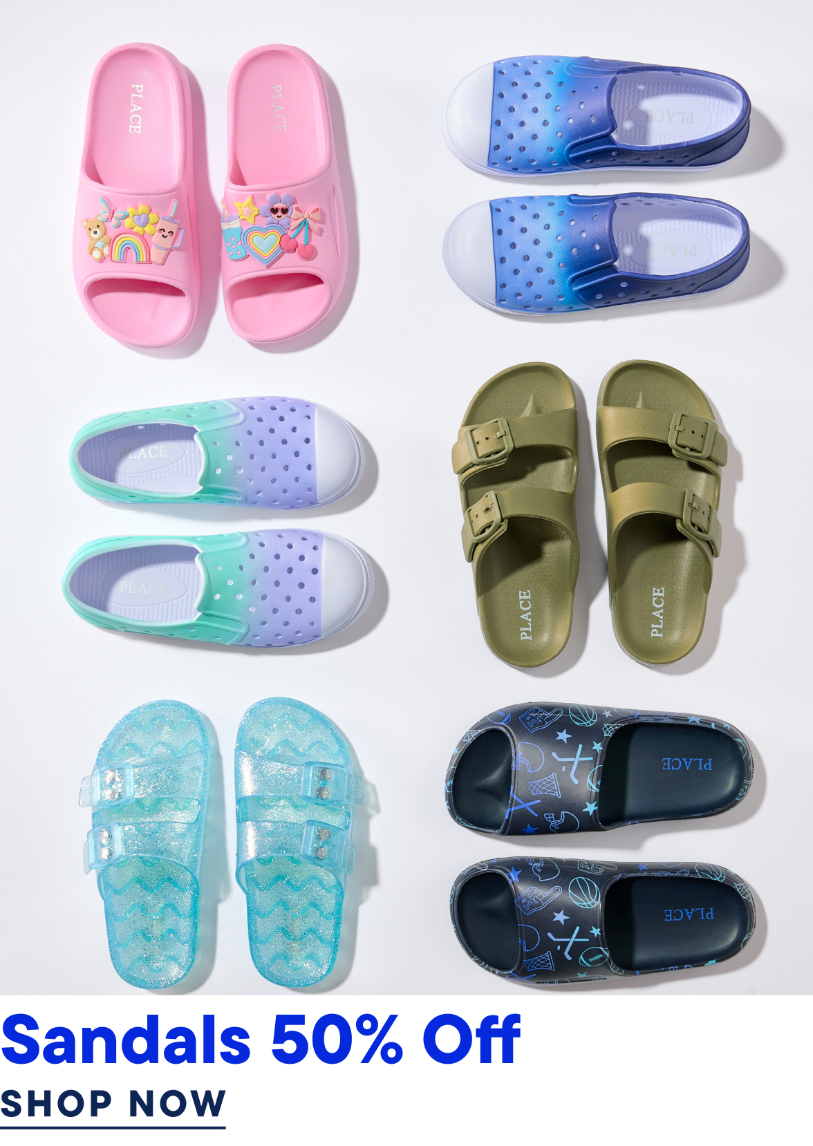 50% off Sandals