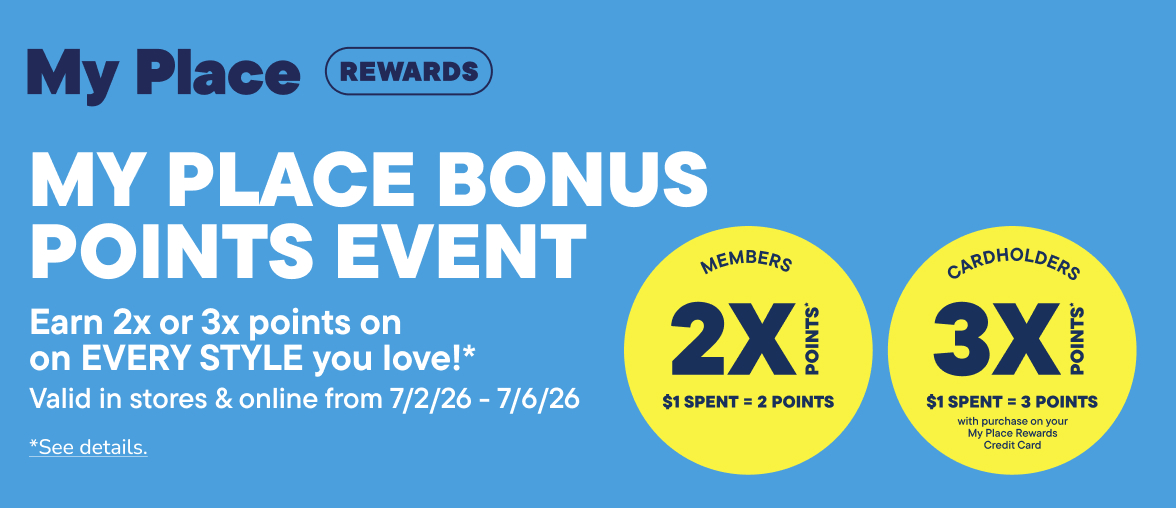 My Place Rewards Bonus Points Event