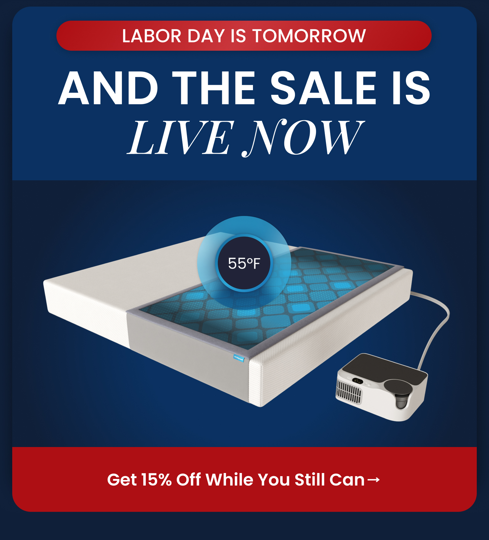 LABOR DAY IS TOMORROW: AND THE SALE IS LIVE NOW - SHOP 15% OFF WHILE YOU CAN
