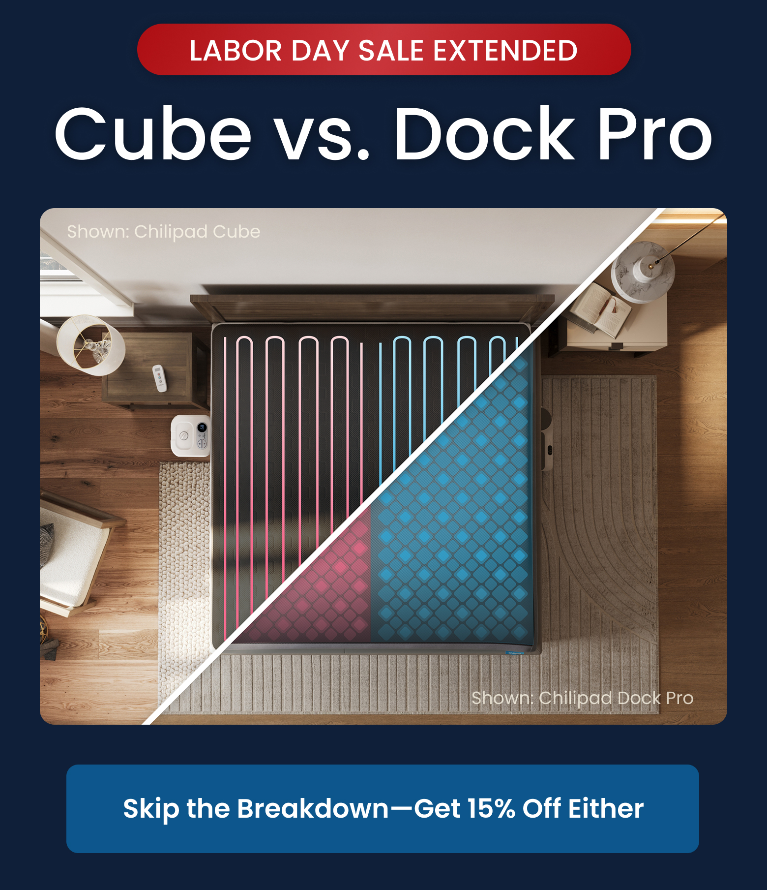 LABOR DAY SALE EXTENDED: Cube vs. Dock Pro - SHOP 15% OFF