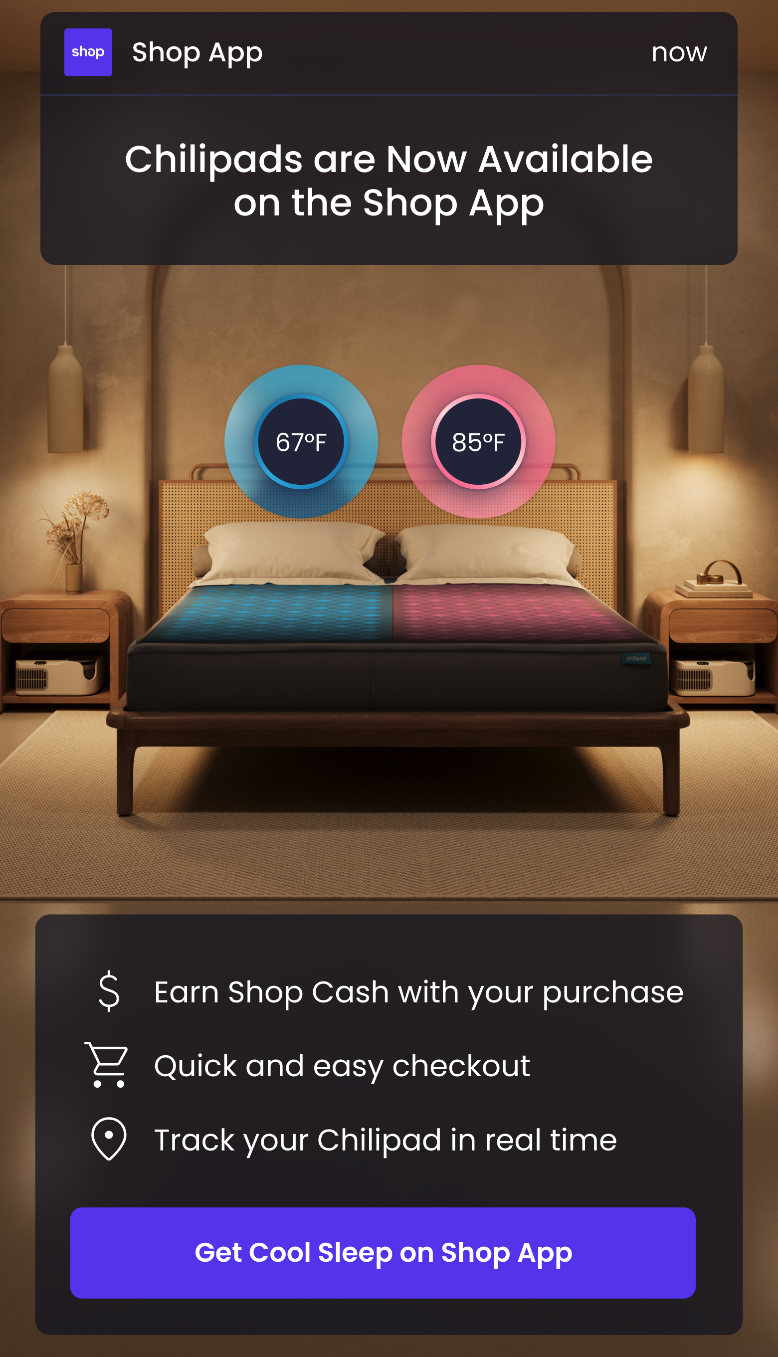 Chilipads Are Now Available on the Shop App - GET COOL SLEEP ON SHOP APP