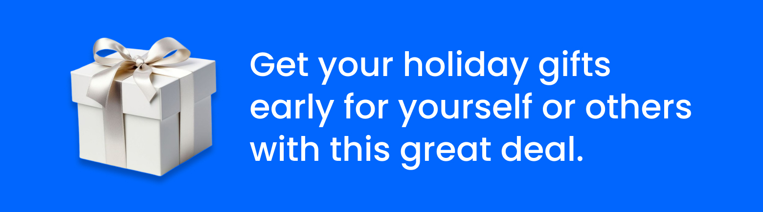 Get your holiday gifts early for yourself or others with this great deal.