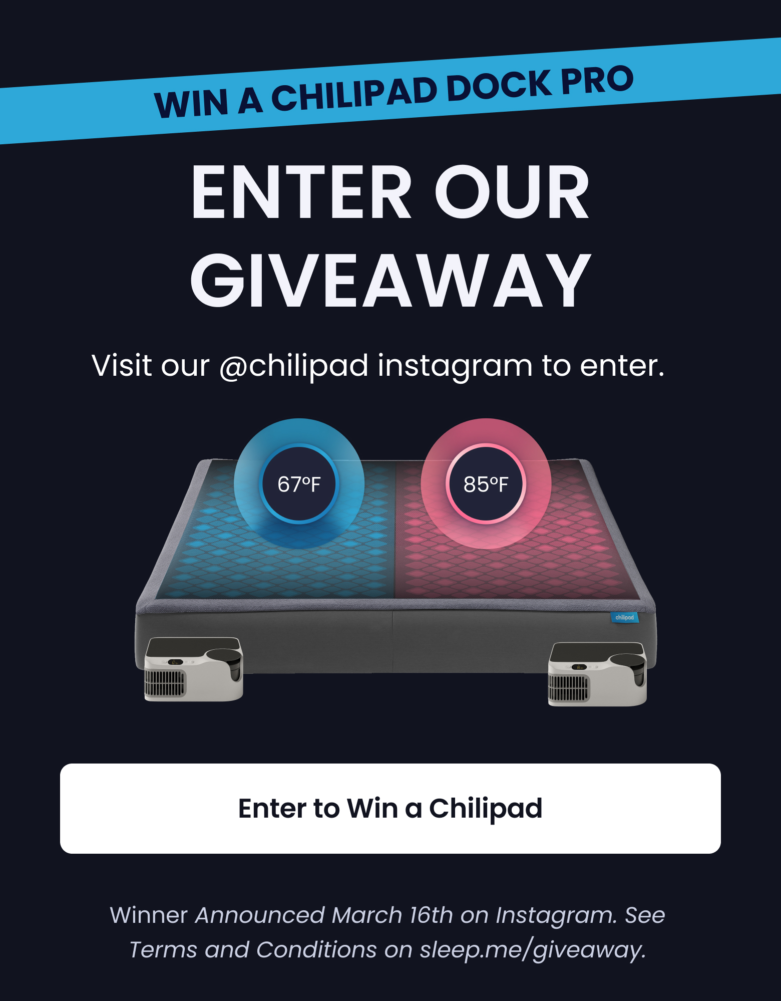 WIN A CHILIPAD DOCK PRO: ENTER OUR GIVEAWAY | Visit our Instagram @chilipad to enter. - ENTER TO WIN A CHILIPAD