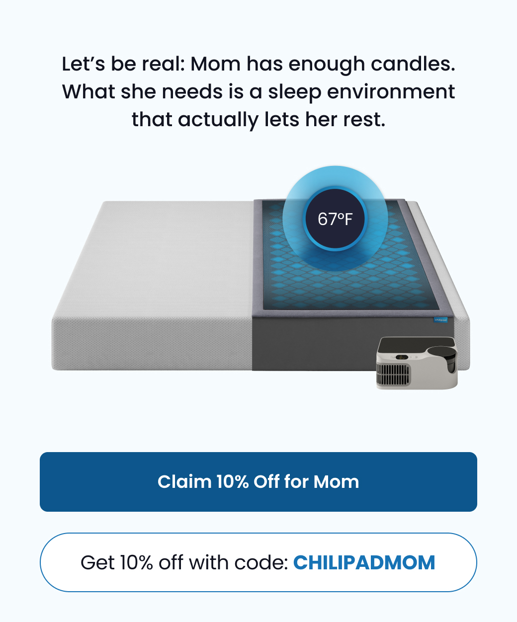 USE CODE: CHILIPADMOM