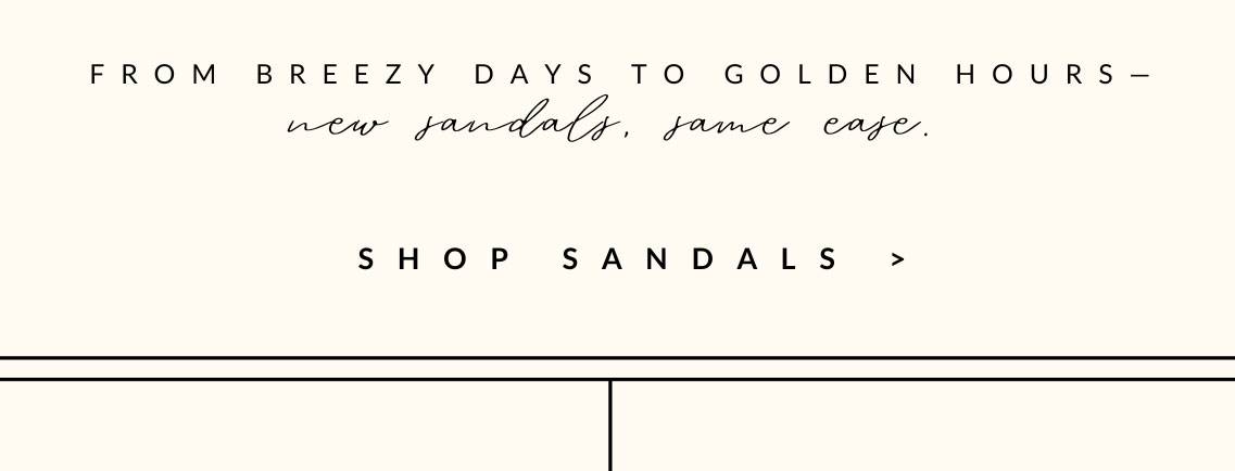 SHOP NEW SANDALS