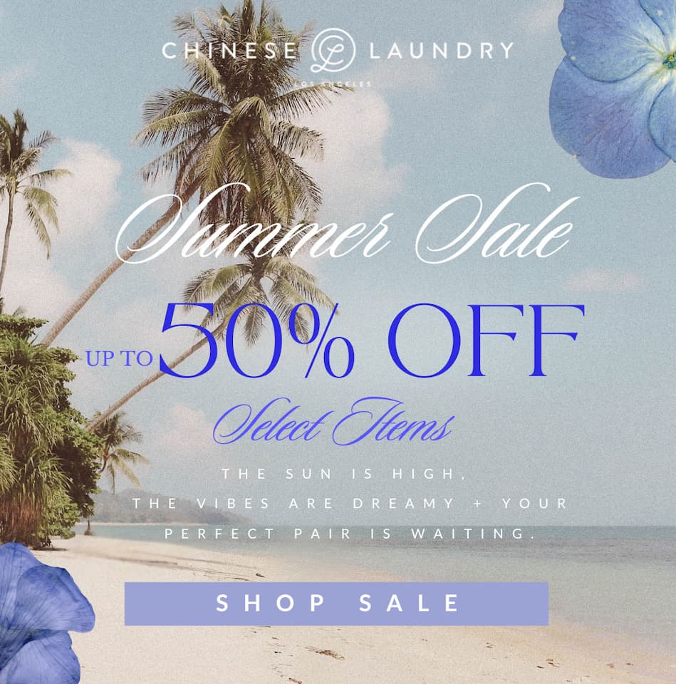 SHOP SUMMER SALE - UP TO 50% OFF