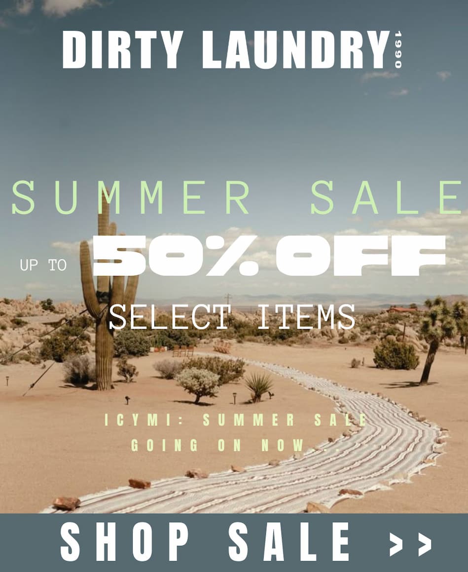 SHOP SUMMER SALE - UP TO 50% OFF
