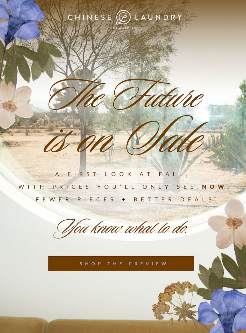 SHOP THE FALL PREVIEW SALE