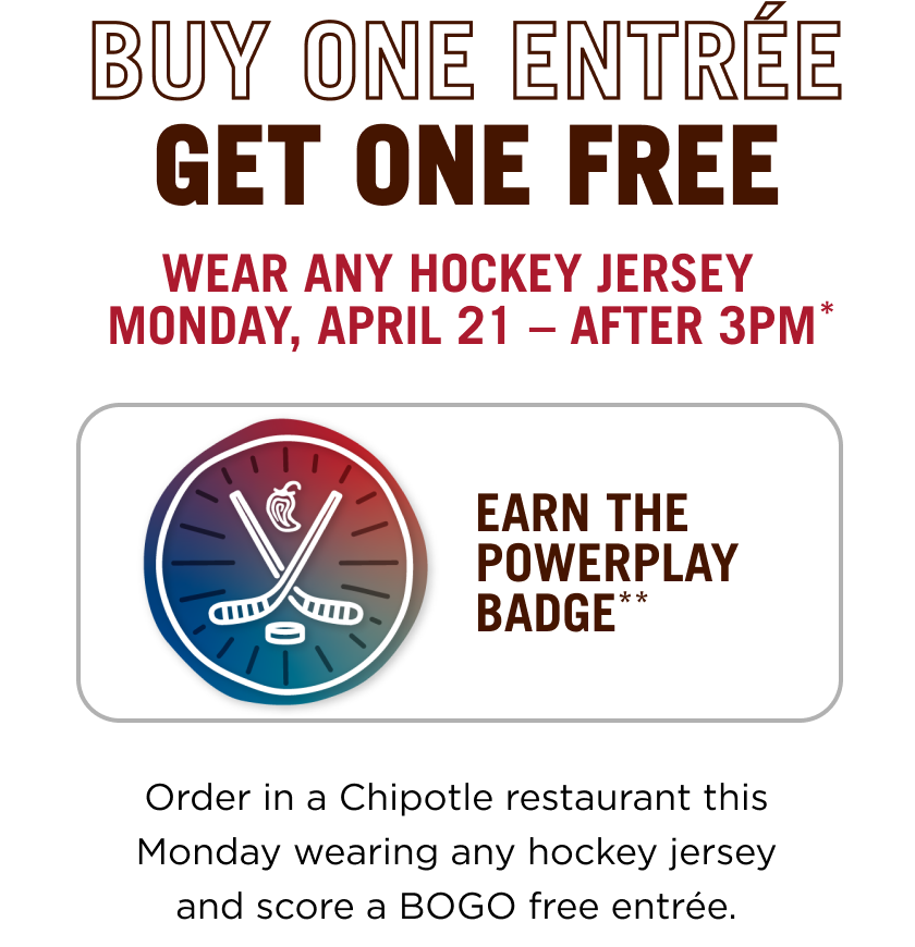 every squad deserves a little extra. free large chips and guac or queso when you order 3 regular entrees. use code extra4u at digital checkout