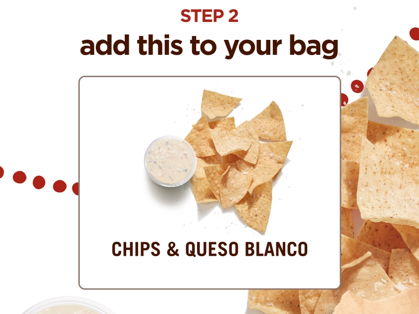 step 2: add this to your bag