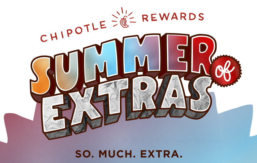 CHIPOTLE REWARDS SUMMER OF EXTRAS