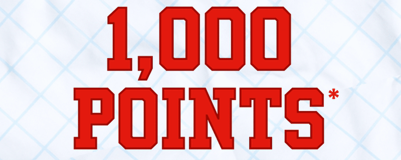 1,000 POINTS*