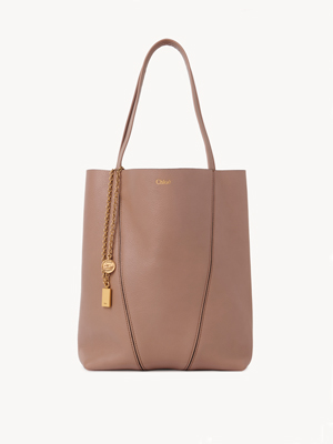 Chloé Spin tote bag in grained leather
