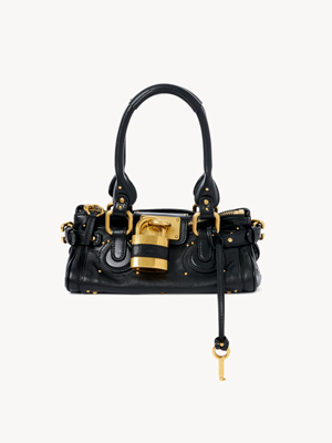 Small Paddington bag in grained leather
