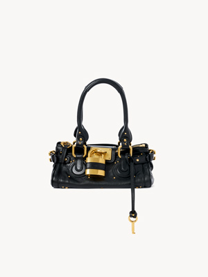 Small Paddington bag in grained leather