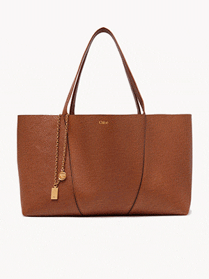 Chloé Spin east-west tote bag in grained leather