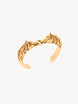 The Chloé Chain Horse cuff