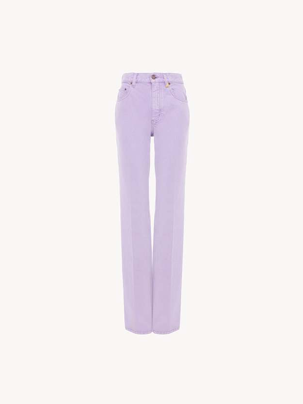 Straight jeans in denim