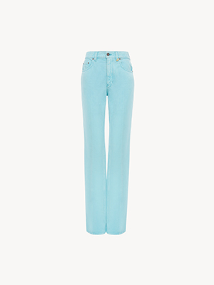 Straight jeans in denim