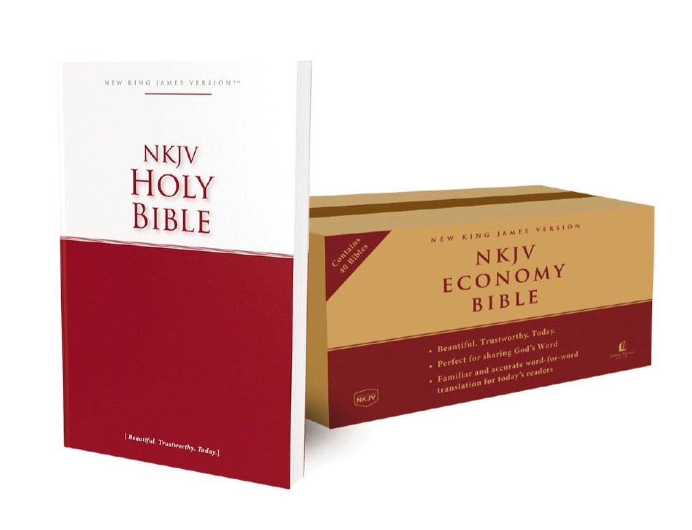 NKJV, Economy Bible, Paperback, Case of 40: Beautiful. Trustworthy. Today