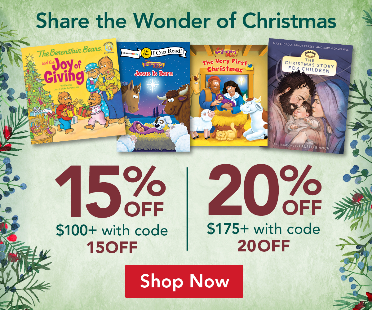 Share the wonder of Christmas and save up to 20% on $175+