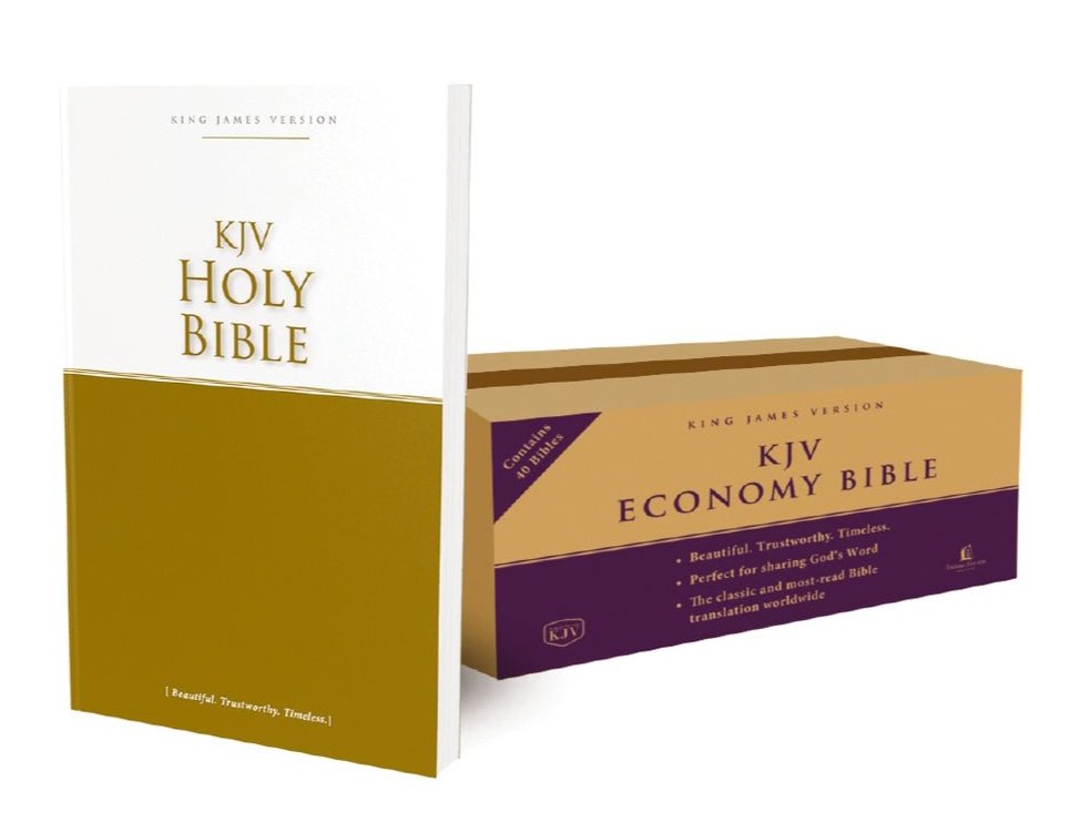 KJV Holy Bible: Economy Paperback, Case of 40