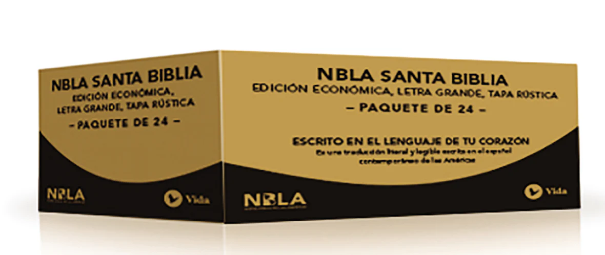 NBLA Santa Biblia, Edición Económica, Letra Grande, Tapa Rústica - Paquete de 24 / NBLA Holy Bible, Outreach Edition, Large Print, Paperback - 24 Pack
