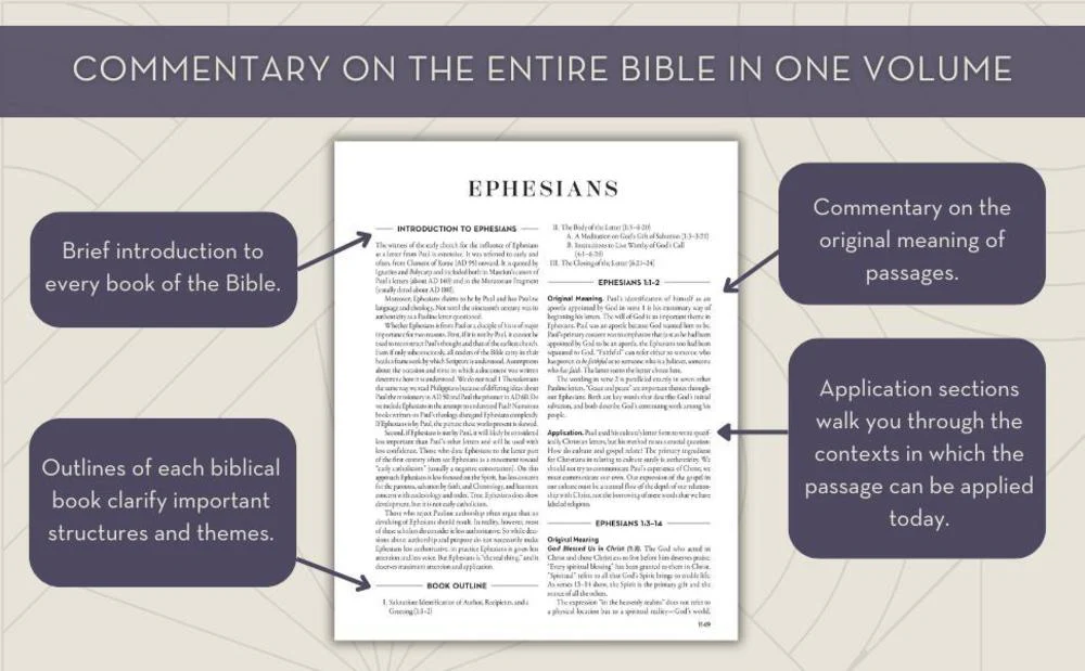The NIV Application Commentary on the Bible: One-Volume Edition