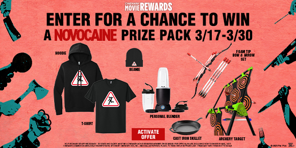 NOVOCAINE | ENTER FOR A CHANCE TO WIN A NOVOCAINE PRIZE PACK 3/17 - 3/30 | ACTIVATE OFFER >