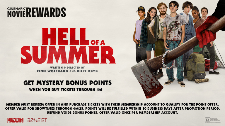 HELL OF A SUMMER | GET MYSTERY BONUS POINTS WHEN YOU BUY TICKETS THROUGH 4/6