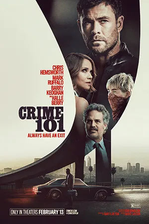 CRIME 101 – LIVE Q&A WITH CHRIS HEMSWORTH, HALLE BERRY AND DIRECTOR BART LAYTON
