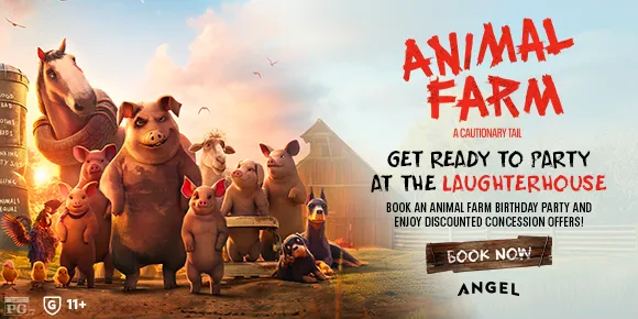 ANIMAL FARM | GET READY TO PARTY AT THE LAUGHTERHOUSE | BOOK AN ANIMAL FARM BIRTHDAY PARTY AND ENJOY DISCOUNTED CONCESSION OFFERS! | BOOK NOW > 