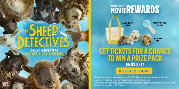 THE SHEEP DETECTIVES | GET TICKETS FOR A CHANCE TO WIN A PRIZE PACK | ENDS 5/17 | REGISTER TODAY >