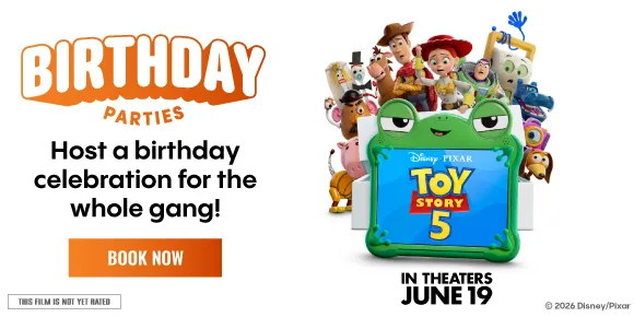 TOY STORY 5 | Host a birthday celebration for the whole gang! | BOOK NOW >