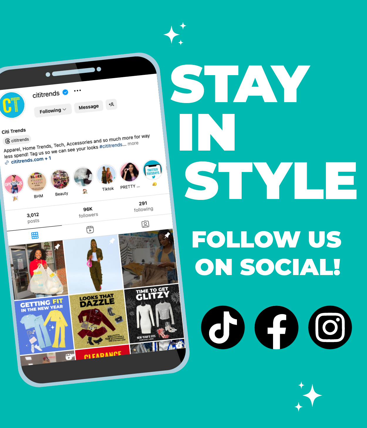 Follow Us On Social!
