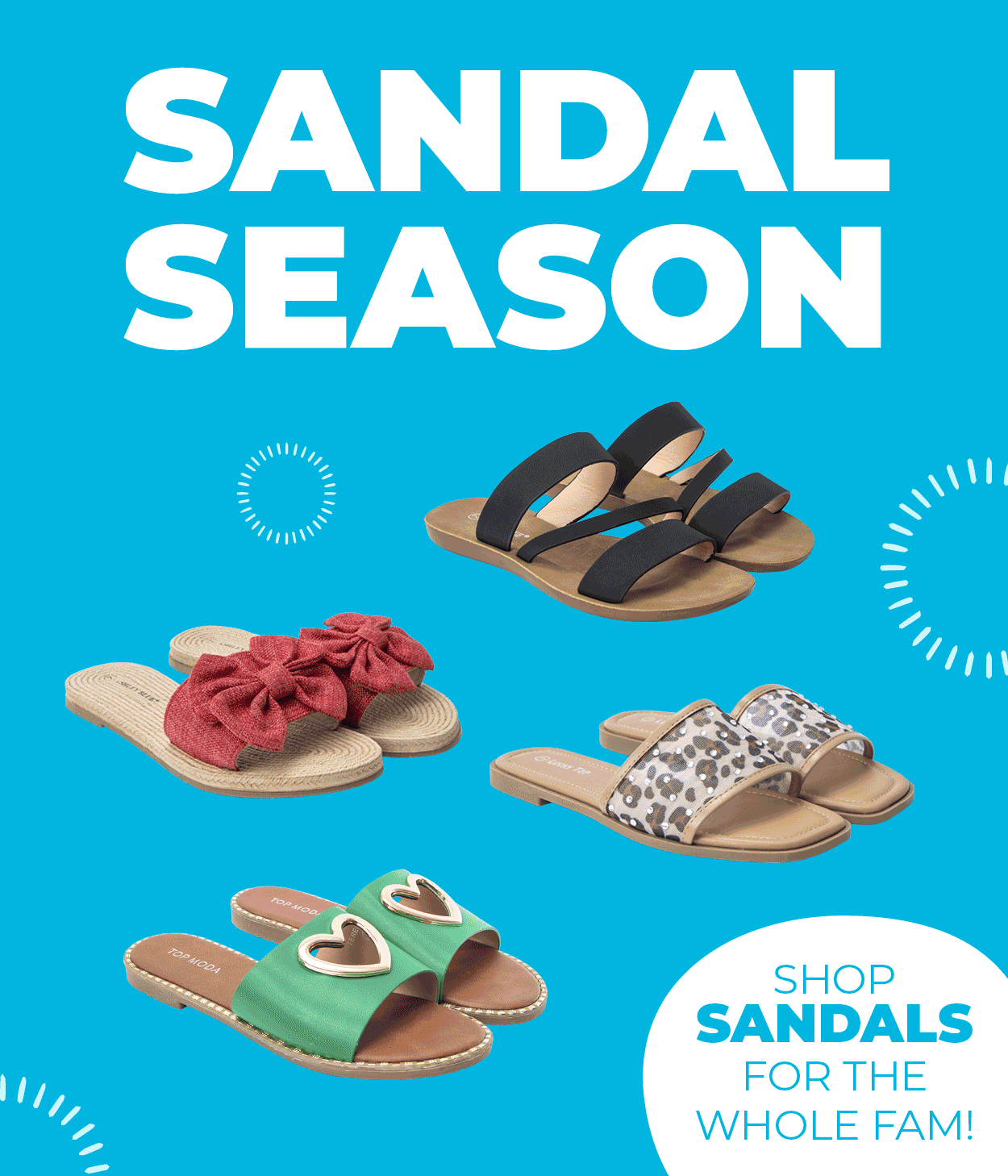 Sandal Season — Shoes for the Whole Fam