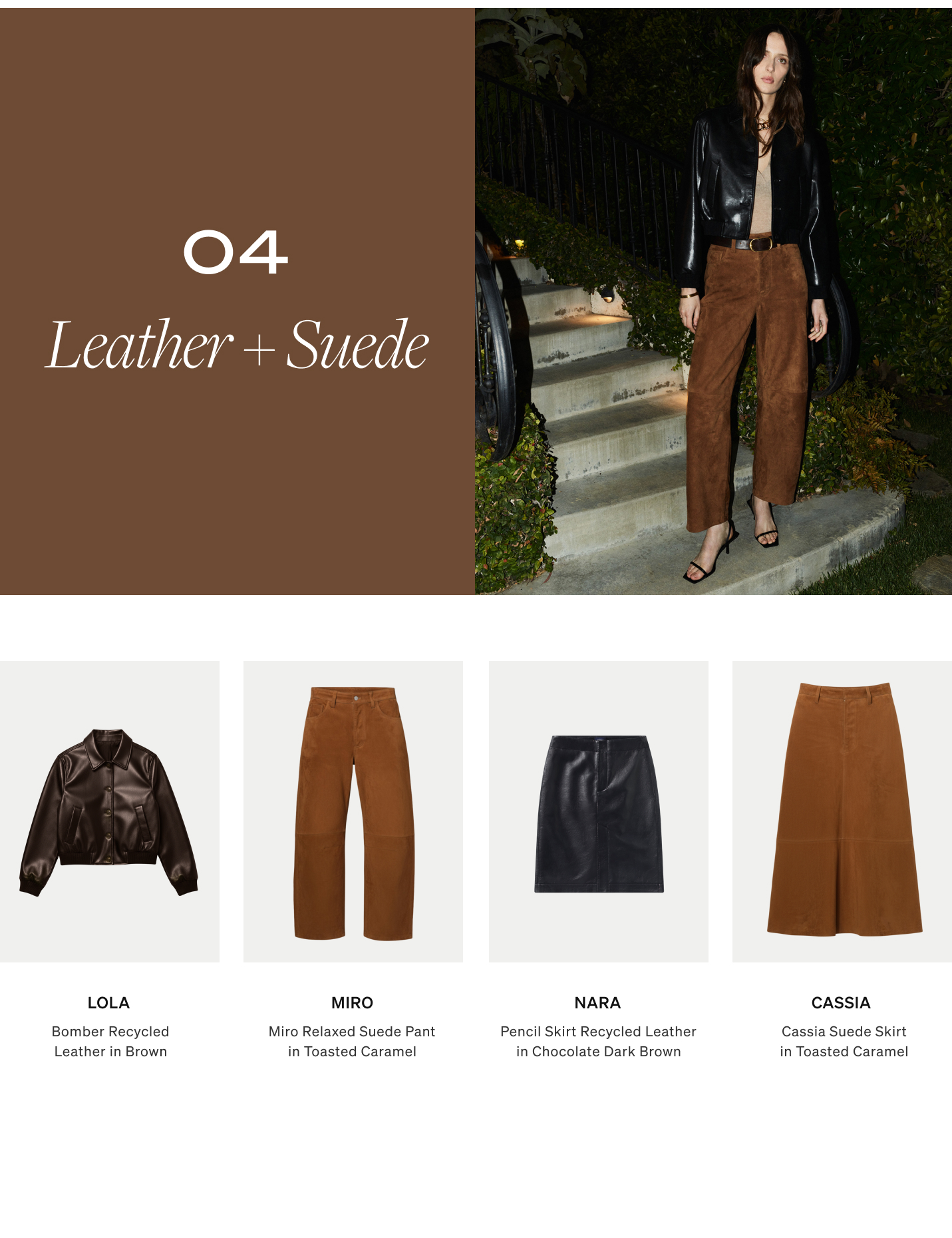 Shop Leather & Suede