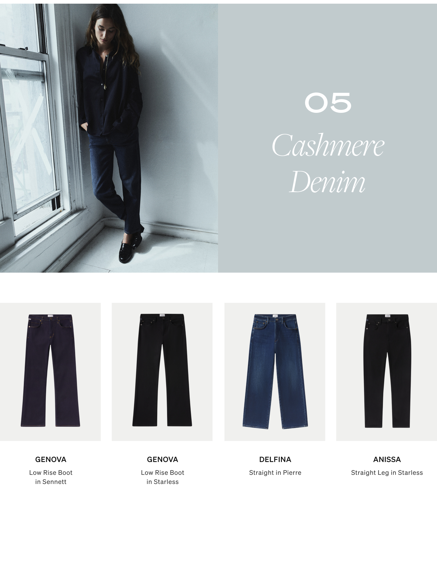Shop Cashmere Denim